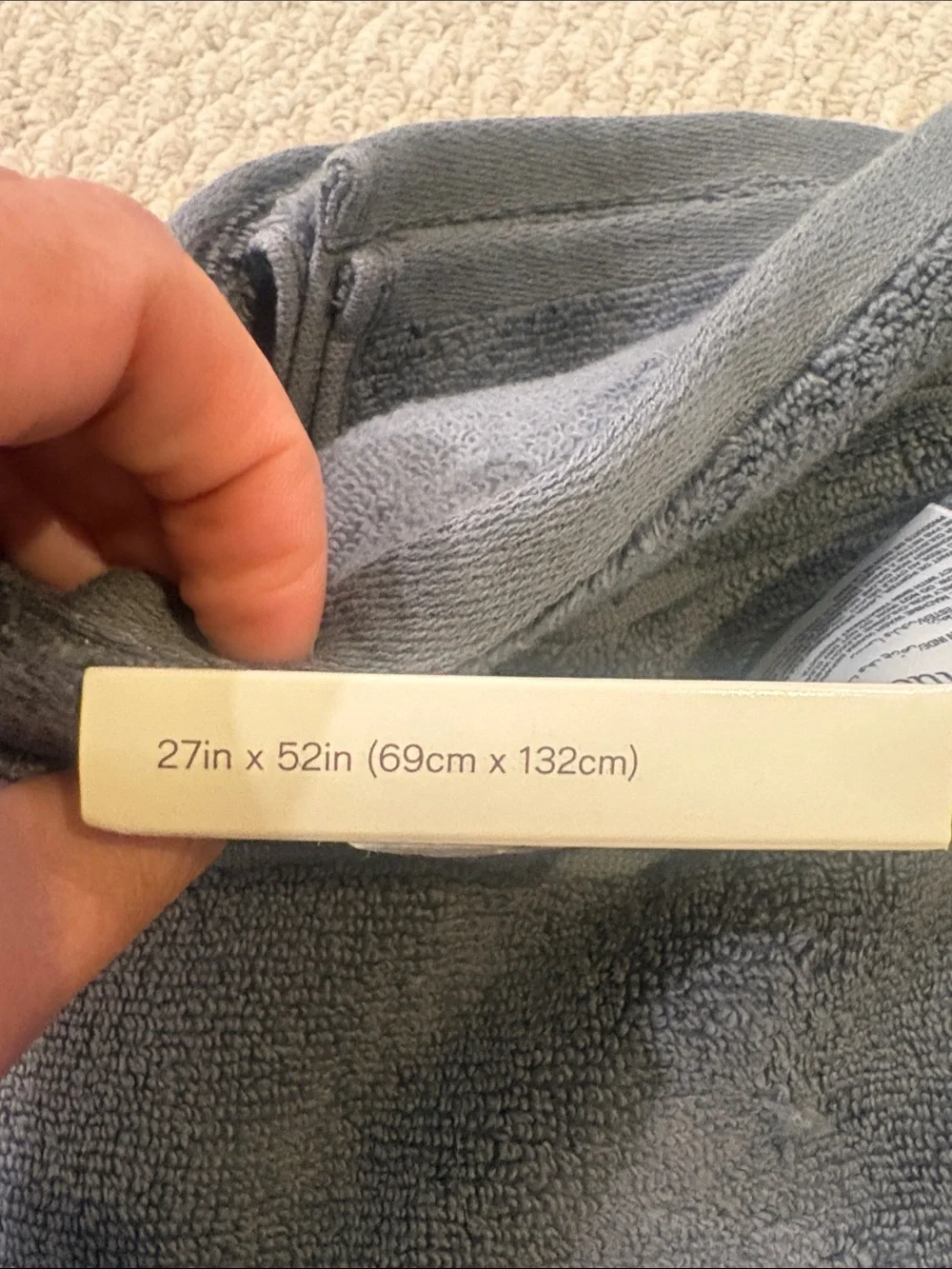 Lacoste bath towel